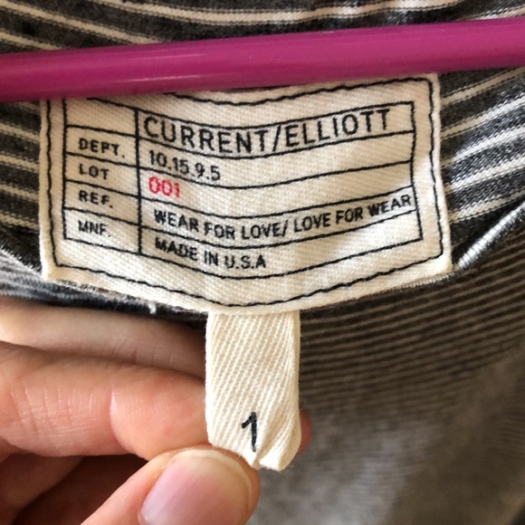 Current/Elliott striped tee dress - Picture 2 of 4